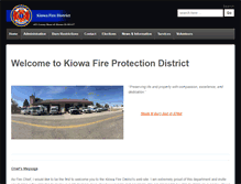 Tablet Screenshot of kiowafire.org
